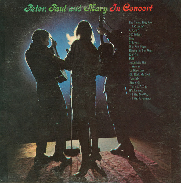 Peter, Paul And Mary - In Concert - VG+ 2 LP Record 1964 Warner USA Original Press Mono Vinyl (TAS Super List Audiophile) - Folk Rock / Pop / Folk - Shuga Records