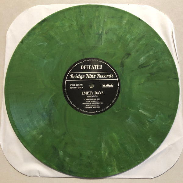 Defeater - Empty Days & Sleepless Nights - Mint- 2 LP Record 2011 Bridge Nine USA Green Marble Vinyl - Rock / Hardcore / Acoustic - Shuga Records