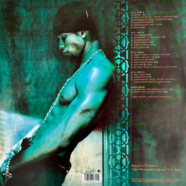 Usher - Confessions (2004) - New 2 LP Record 2024 LaFace Legacy USA Vinyl - R&B / Pop / Soul - Shuga Records
