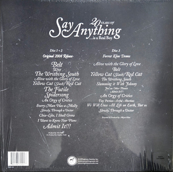 Say Anything - ...is A Real Boy (2004) - New 3 LP Record 2024 Doghouse Brown Vinyl - Emo / Pop Punk - Shuga Records