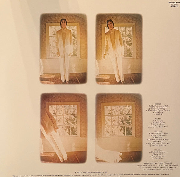 John Cale - Paris 1919 (1973) - New 2 LP Record 2024 Domino Deluxe Vinyl & Download - Art Rock - Shuga Records