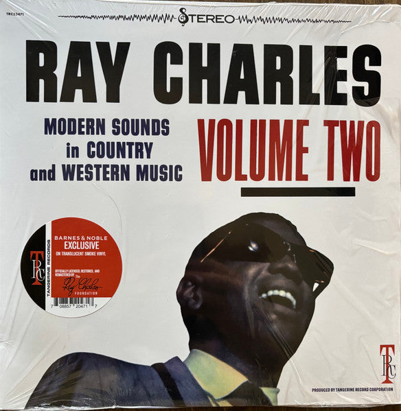 Ray Charles - Modern Sounds In Country And Western Music Volume Two (1962) - New LP Record 2024 Tangerine Barnes & Noble Exclusive Translate smoke Vinyl - Rhythm & Blues / Soul / Blues - Shuga Records