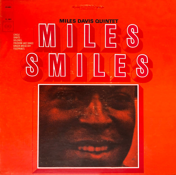 Miles Davis Quintet - Miles Smiles - Mint- (VG+ cover) LP Record 1967 Columbia USA Original 360 Stereo Vinyl - Jazz / Hard Bop / Modal - Shuga Records