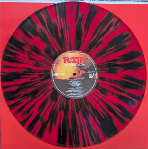 Ratt - Out Of The Cellar (1984) - New LP Record 2024 Atlantic Red & Black Splatter Vinyl, Bonus 7" Single, 3D Lenticular Cover - Hard Rock / Glam / Heavy Metal - Shuga Records
