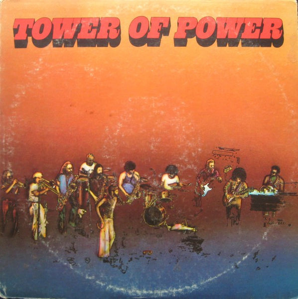 Tower Of Power ‎– Tower Of Power (1973) - VG+ LP Record 1974 Warner USA Vinyl & Iron-on Patch - Funk / Jazz-Funk - Shuga Records