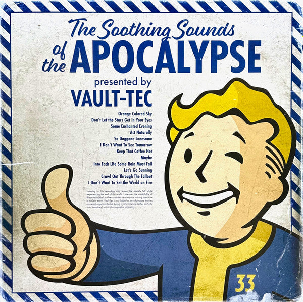 Various - Fallout - The Soothing Sounds Of The Apocalypse (Presented By Vault-Tec) - New LP Record 2024 Lakeshore Blue Smoke Vinyl - Soundtrack - Shuga Records