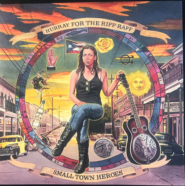 Hurray For The Riff Raff - Small Town Heroes - New LP Record 2024 ATO Pink Acid Splash Vinyl - Rock / Blues / Folk - Shuga Records