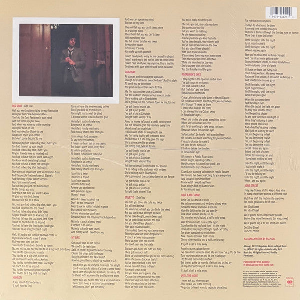 Billy Joel - 52nd Street (1978) - New LP Record 2024 Columbia USA Vinyl - Pop Rock / Soft Rock - Shuga Records