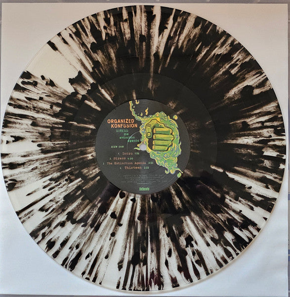 Organized Konfusion - Stress: The Extinction Agenda (1994) - New 3 LP Record 2024 De Rap Winkel Clear w/ Black Splatter Vinyl, OBI & Numbered - Hip Hop - Shuga Records