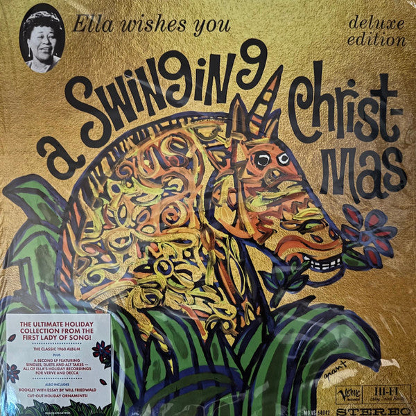 Ella Fitzgerald - Ella Wishes You A Swinging Christmas (1960) - New 2 LP Record 2024 Verve Vinyl, Booklet & Cut Out Ornaments - Holiday / Swing Jazz - Shuga Records