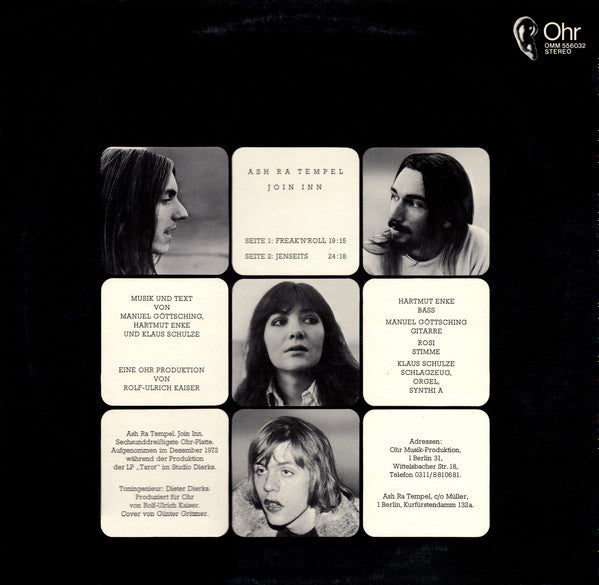 Ash Ra Tempel - Join Inn - Mint- LP Record 1973 Ohr Germany Original Press Vinyl - Krautrock / Psychedelic Rock - Shuga Records