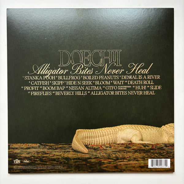 Doechii - Alligator Bites Never Heal - Mint- (VG+ cover) LP Record 2024 Top Dawg Entertainment Hazel Translucent Vinyl, Insert & Poster - Hip Hop - Shuga Records