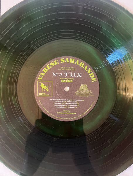 Soundtrack - The Matrix (1999) - New LP Record 2024 Varese Sarabande Cyber Swirl Green Vinyl - Score / Soundtrack - Shuga Records