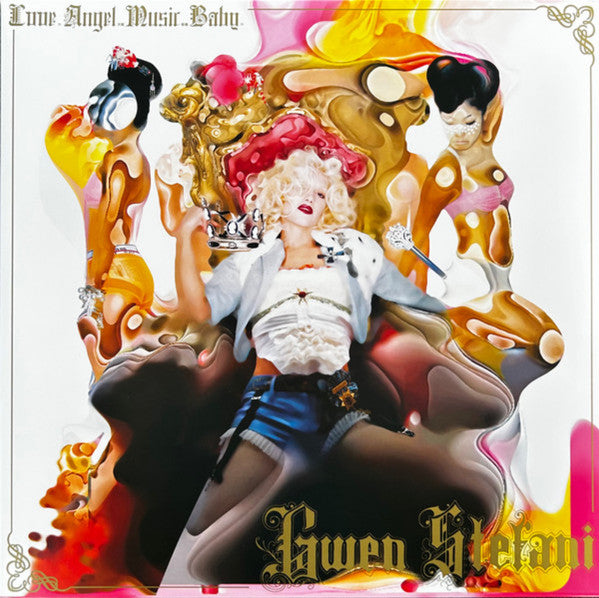 Gwen Stefani - Love.Angel.Music.Baby. (2004) - Mint- 2 LP Record 2024 Interscope USA Webstore Exclusive Clear w/Pink Splatter Vinyl - Pop Rock / Synth-pop