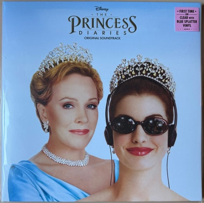 Various - The Princess Diaries Original Soundtrack (2001) - New 2 LP Record 2024 Walt Disney Clear w/ Blue Splatter Vinyl - Soundtrack - Shuga Records