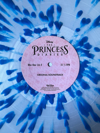 Various - The Princess Diaries Original Soundtrack (2001) - New 2 LP Record 2024 Walt Disney Clear w/ Blue Splatter Vinyl - Soundtrack - Shuga Records