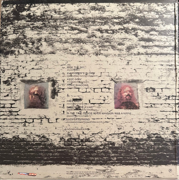 Lucifer's Friend - Lucifer's Friend - VG- (low grade) LP Record 1973 Billingsgate USA Quadraphonic Vinyl - Hard Rock / Prog Rock / Blues Rock - Shuga Records