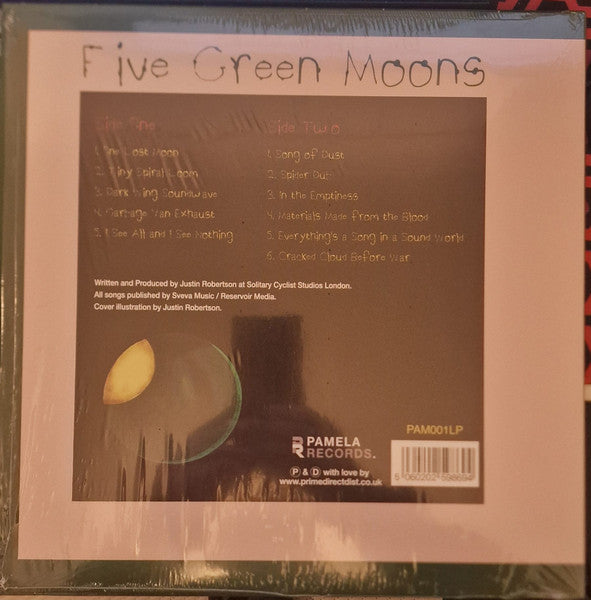 Five Green Moons - Moon 1 - New LP Record 2025 Pamela UK Green Vintl - Electronic / Dub / Post Punk / Leftfield - Shuga Records