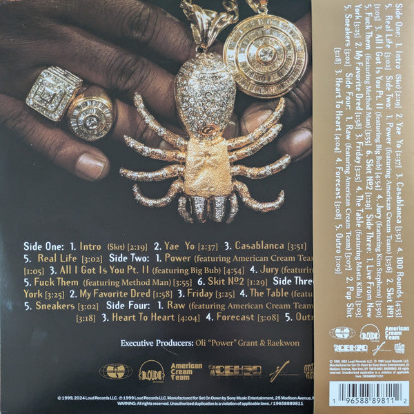Raekwon - Immobilarity (1999) - New 2 LP Record Store Day Black Friday 2024 ZGet On Down LOUD RSD Gold Vinyl & OBI Strip - Hip Hop - Shuga Records