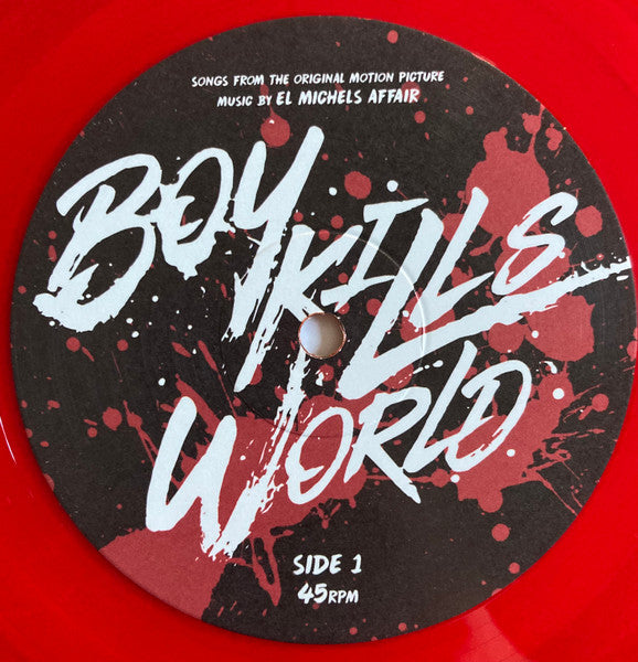 El Michels Affair & Ludvig Forssel - Boy Kills World (Songs From The Original Motion Picture) - New LP Record 2024 Lakeshore Translucent Red Vinyl - Score / Soundtrack / Soul - Shuga Records