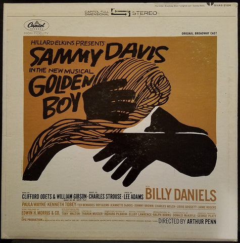 Sammy Davis / Various ‎– Golden Boy - VG+ LP Record 1964 Capitol USA Vinyl & Souvenir Program Booklet - Original Cast Recording / Musical