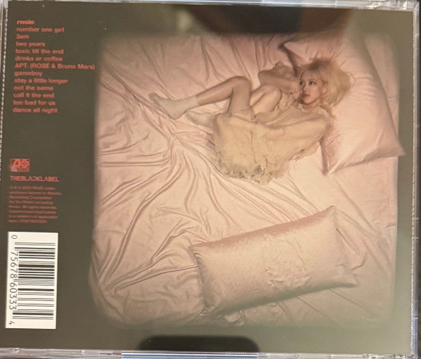 Rosé - Rosie - New CD 2024 Atlantic The Black Label USA K-pop