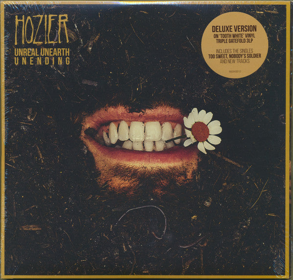 Hozier - Unreal Unearth: Unending (Deluxe Edition) - New 3 LP Record 2024 Columbia Rubyworks USA Tooth White Vinyl - Pop Rock / Folk Rock - Shuga Records