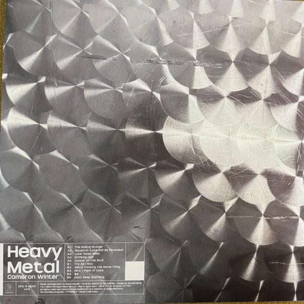 Cameron Winter - Heavy Metal - New LP Record 2024 Partisan Heavy Metal Silver Vinyl Original PRESS  - Rock / Folk Rock / Geese