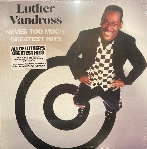 Luther Vandross - Never Too Much: Greatest Hits - New 2 LP Record 2024 Epic Vinyl - Soul / Funk