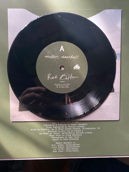 Modern Baseball - You're Gonna Miss It All (2014) - New LP Record 2024 Run For Cover Rock Bottom Gray Marble Vinyl, 7" Single & Book - Indie Rock / Emo - Shuga Records