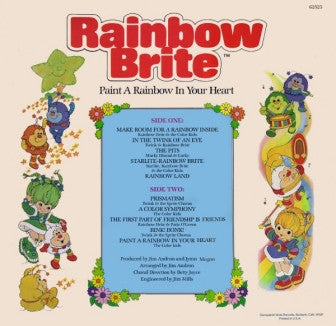 Rainbow Brite - Paint A Rainbow In Your Heart - VG+ LP Record 1984 Buena Vista USA Original Vinyl - Children's - Shuga Records
