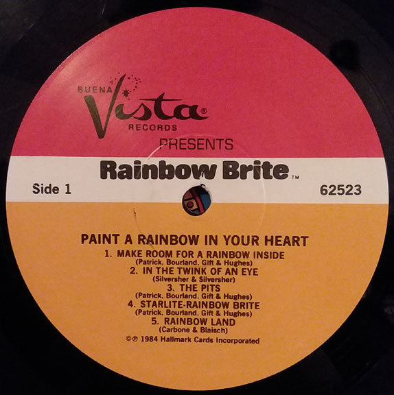 Rainbow Brite - Paint A Rainbow In Your Heart - VG+ LP Record 1984 Buena Vista USA Original Vinyl - Children's - Shuga Records