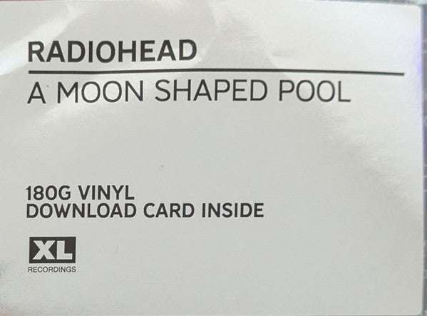 Radiohead - A Moon Shaped Pool (2016) - New 2 LP Record 2022 XL Recordings 180 Gram Vinyl & Download - Art Rock / Psychedelic Rock - Shuga Records