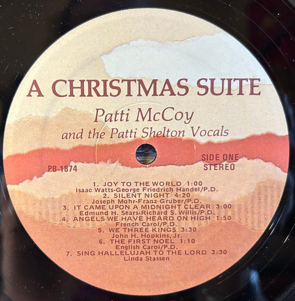 Patti McCoy & Patti Shelton - A Christmas Suite Holiday - VG+ LP Record 1970s Private Press USA Vinyl - Holiday / Pop / Chill - Shuga Records