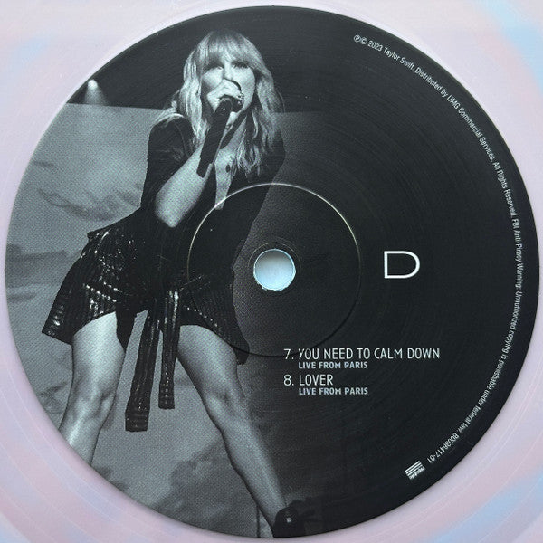 Taylor Swift - Lover (Live From Paris) - New 2 LP Record 2025 Republic 8" Shape Pink-In-Yellow Swirl/Pink-In-Blue Swirl Vinyl - Pop / Dance-pop - Shuga Records