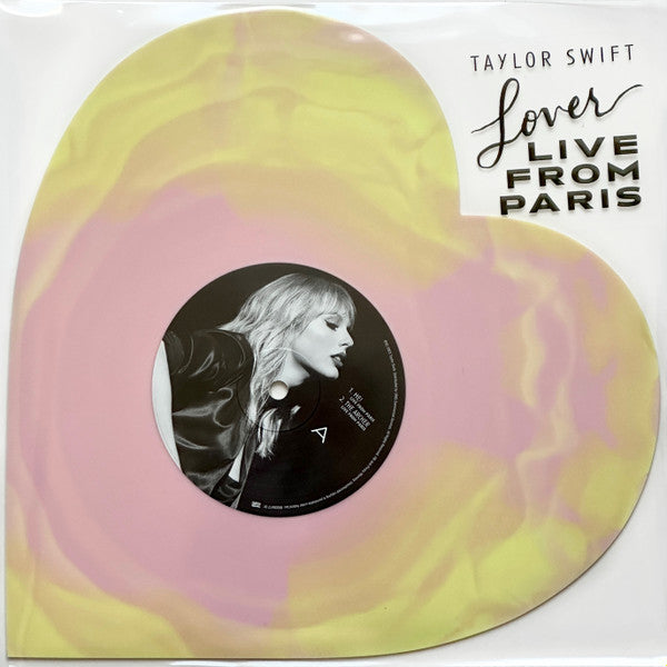 Taylor Swift - Lover (Live From Paris) - New 2 LP Record 2025 Republic 8" Shape Pink-In-Yellow Swirl/Pink-In-Blue Swirl Vinyl - Pop / Dance-pop - Shuga Records