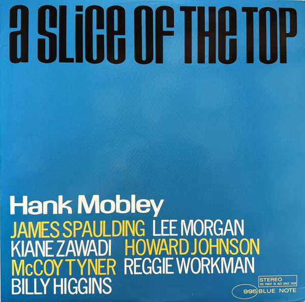 Hank Mobley – A Slice Of The Top (1966) - Mint- LP Record 2009 Blue Note USA Vinyl - Jazz / Hard Bop - Shuga Records