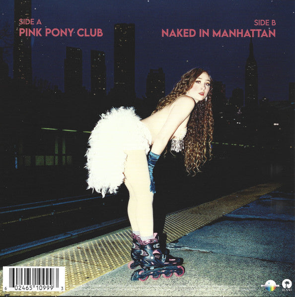 Chappell Roan - Pink Pony Club / Naked In Manhattan - New 7" Single Record 2024 Island Amusement Pink Vinyl - Dance-pop - Shuga Records