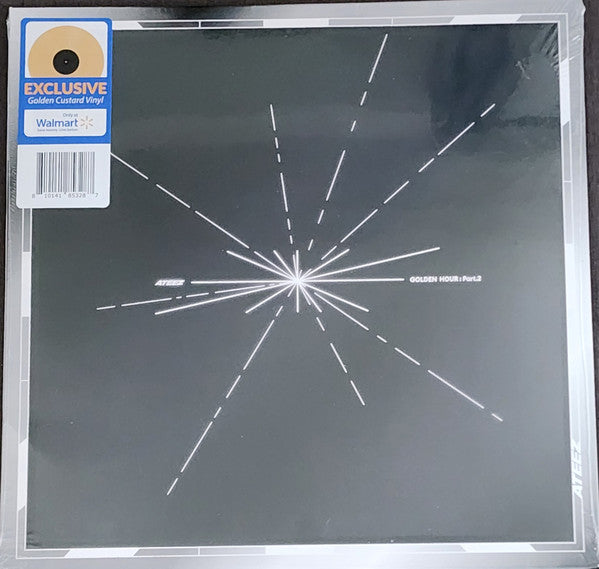 Ateez - Golden Hour : Part.2 - New LP Record 2024 KQ Walmart Exclusive Golden Custard Vinyl - K-pop - Shuga Records