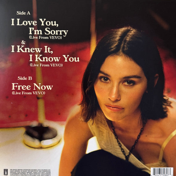 Gracie Abrams - Live From Vevo - New 10" EP Record 2025 Interscope Webstore Exclusive Orange Marbled Vinyl - Indie Pop / Bubblegum