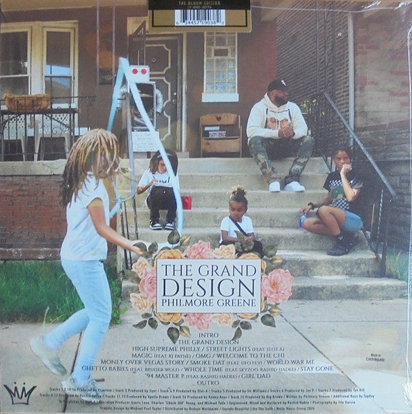 Philmore Greene & Apollo Brown - The Grand Design - New LP Record 2024 Mello Music Group Red Pink Bloom Vinyl - Chicago Hip Hop - Shuga Records