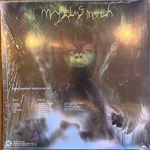 Kedr Livanskiy - Myrtus Myth - New LP Record 2025 2MR Swamp Pearl Vinyl - Electronic / Dream Pop / Downtempo - Shuga Records