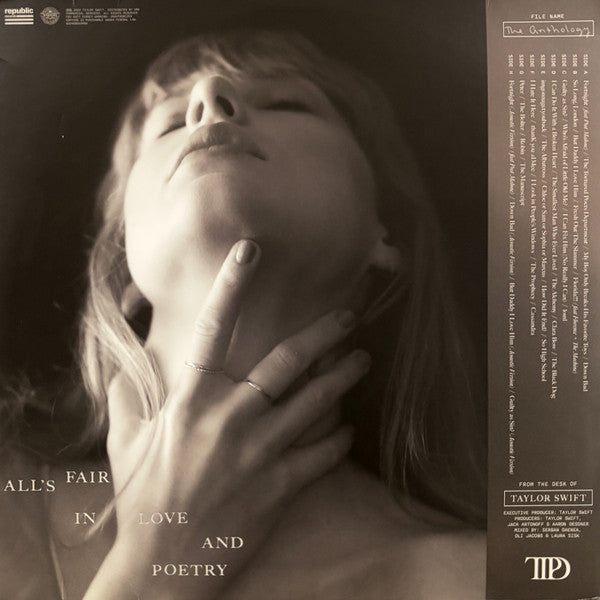 Taylor Swift - The Tortured Poets Department: The Anthology - New 4 LP Record 2024 Republic Target Exclusive Black Friday Clear, Grey, Gold, Dark Grey Vinyl & Print - Synth-pop / Pop Rock - Shuga Records