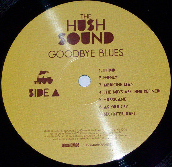 The Hush Sound - Goodbye Blues - Mint- LP Record 2008 Fueled By Ramen Decaydance 180 gram Vinyl & Poster - Pop Rock / Alternative Rock - Shuga Records