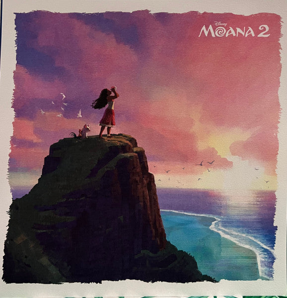 Music Variouus - Moana 2 - Mint- LP Record 2025 Walt Disney Barnes & Noble Exclusive Sea Blue Vinyl, Poster & Pop-Up Cover - Soundtrack