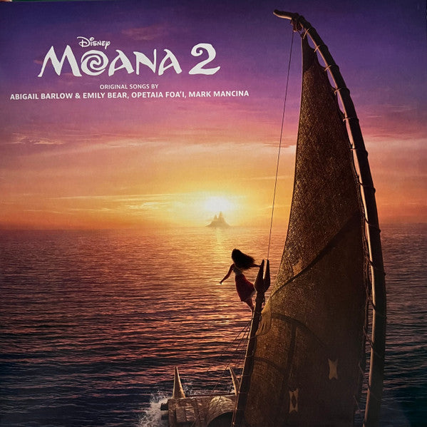 Abigail Barlow, Emily Bear, Opetaia Foa'i, Mark Mancina - Moana 2 - New LP Record 2025 Walt Disney Barnes & Noble Exclusive Sea Blue Vinyl, Poster & Pop-Up Cover - Soundtrack - Shuga Records