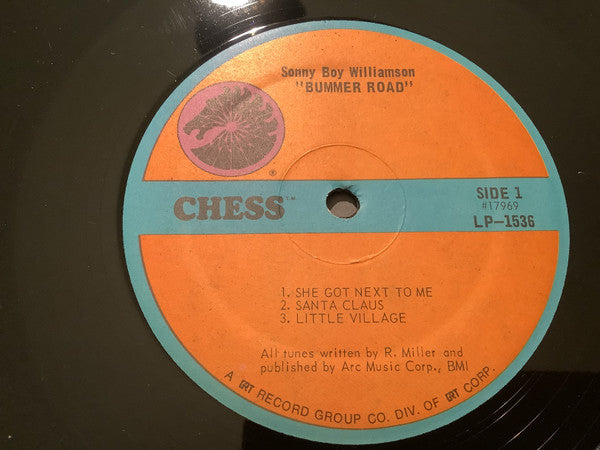 Sonny Boy Williamson - Bummer Road (1969) - VG+ LP Record 1970s Chess USA Vinyl - Chicago Blues / Harmonica Blues - Shuga Records