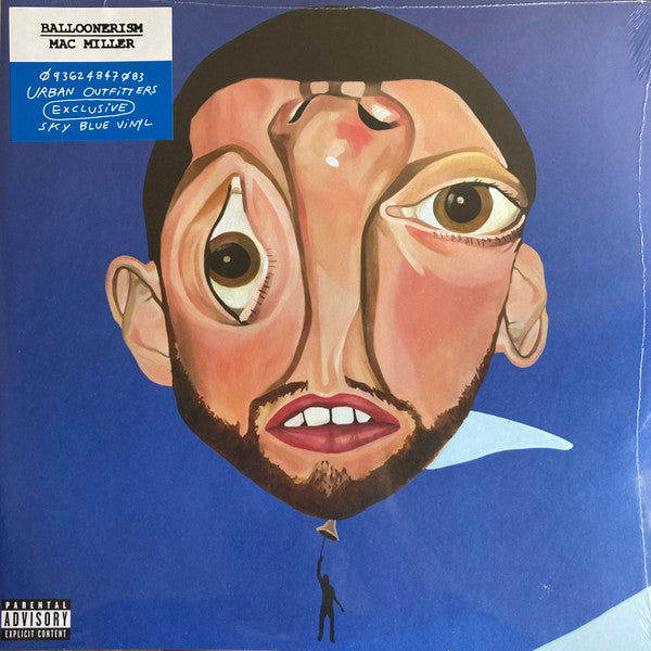 Mac Miller - Balloonerism (2021) - New 2 LP Record 2025 Warner Urban Outfitters Exclusive Blue Vinyl - Hip Hop / Jazzy Hip-Hop - Shuga Records