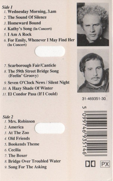 Simon And Garfunkel – The Definitive Simon And Garfunkel - VG+ Cassette 1991 Columbia UK Red & Black Tape - Pop Rock / Folk Rock - Shuga Records