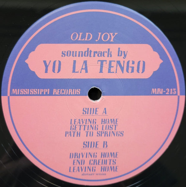 Yo La Tengo - Old Joy (2006) - New LP Record 2025 Mississippi Transparent Pink Vinyl - Soundtrack / Score - Shuga Records